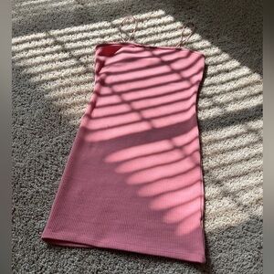 Pink Medium Love J USA tube tank dress